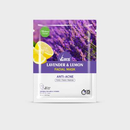 VCARE FACEAL MASK LAVENDER&LEMON 30ML