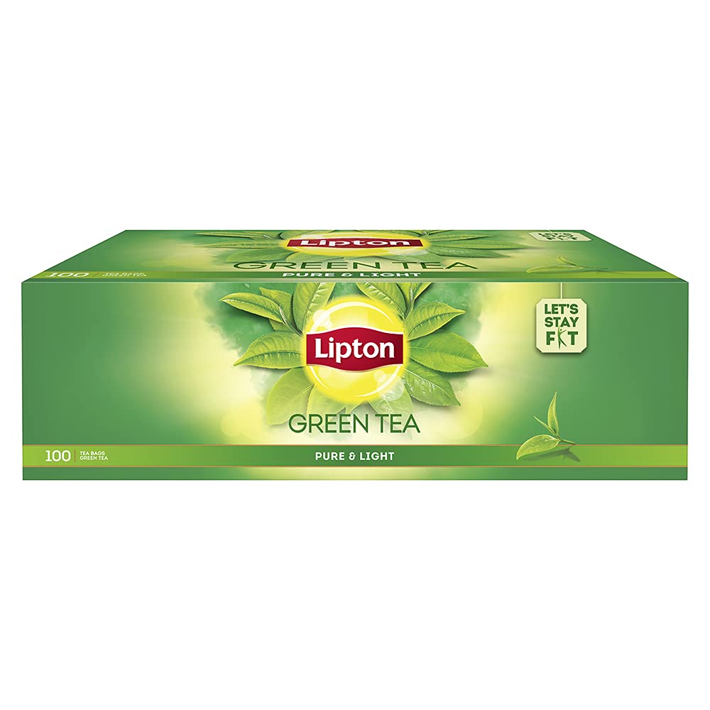 LIPTON GREEN TEA PURE & LIGHT 100 BAGS