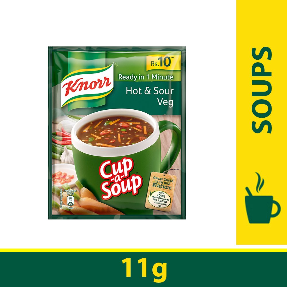 KNORR SOUP HOT&SOUR VEG 11G
