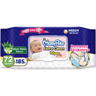 MAMY POKO WIPES EXTRA CLEAN ALOEVERA  72NO