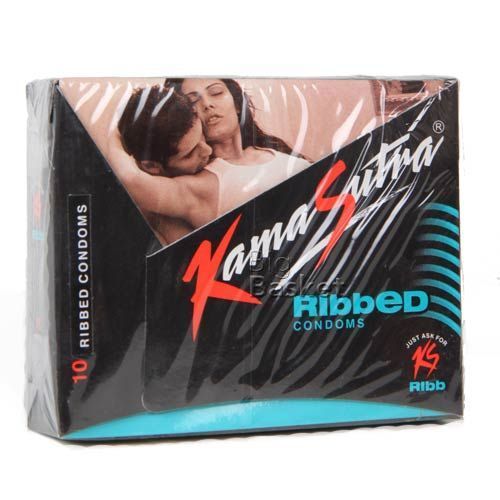 KAMASUTRA CONDOMS RIBBED 12PCS