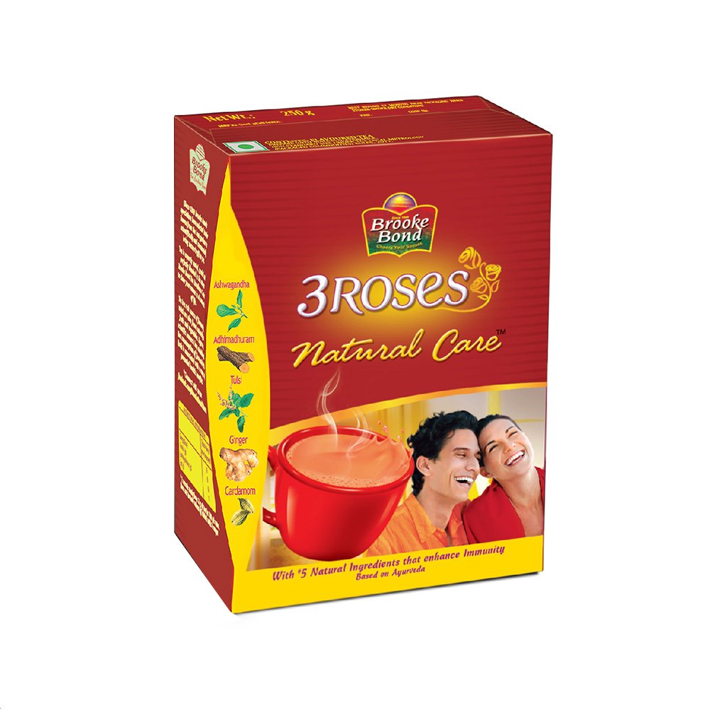 3 ROSES TEA POWDER NATURAL 250GM