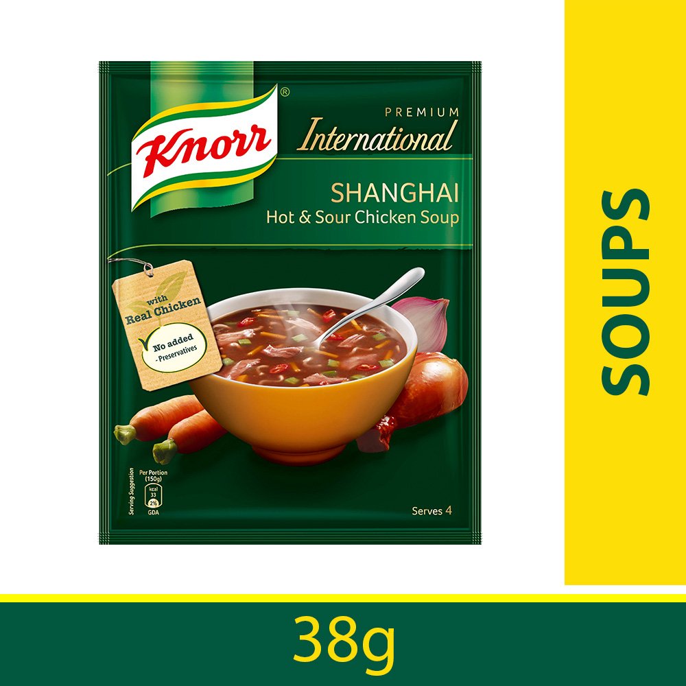 KNORR SOUP SHANGHAI HOT SOUR CHICKEN 38G