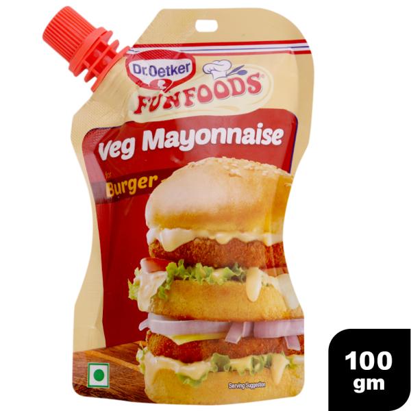 FUN FOODS VEG MAYONNAISE BURGER 100G