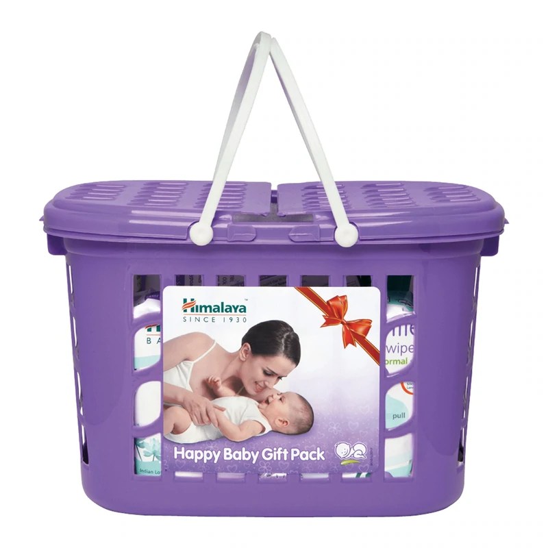 HIMALAYA BABY GIFT 9N BASKET
