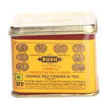 BUSH FOOD COLOUR ORANGE RED 100G