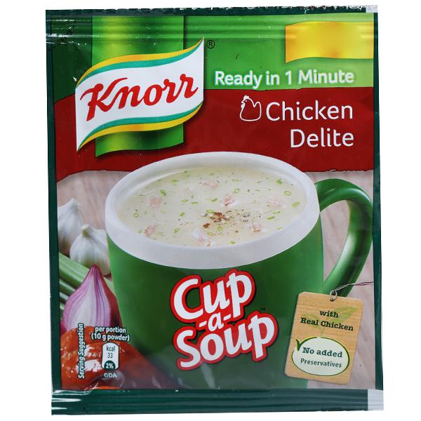 KNORR SOUP CHICKEN DELITE 10G PK Hypermart