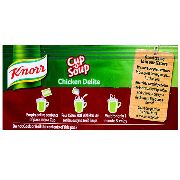 KNORR SOUP CHICKEN DELITE 10G PK Hypermart