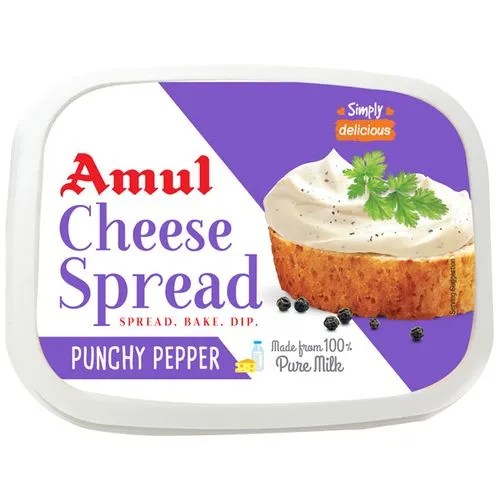 AMUL CHEESE SPREAD PEPPER 200G
