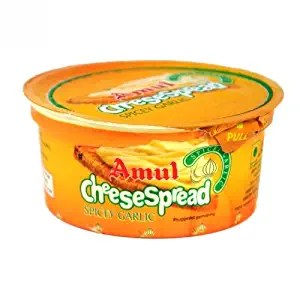 AMUL CHEESE SPREAD GARLIC 200G