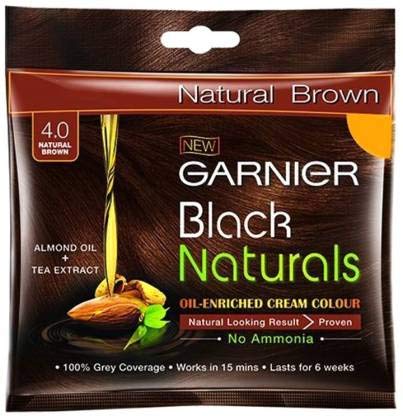 GARNIER HAIR COLOR NATURAL BROWN 20ML+20G
