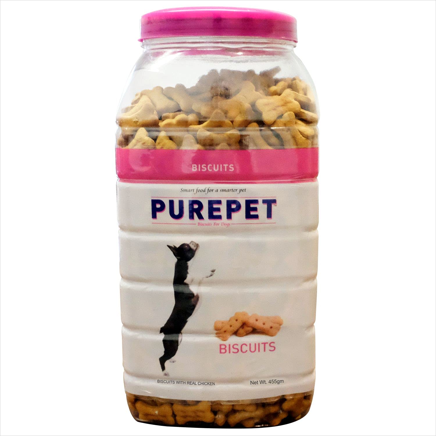 PUREPET DOG BISCUITS MUTTON 500G JAR