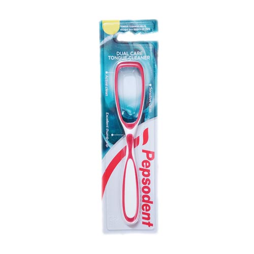 PEPSODENT DUAL CARE TONGUE CLEANER