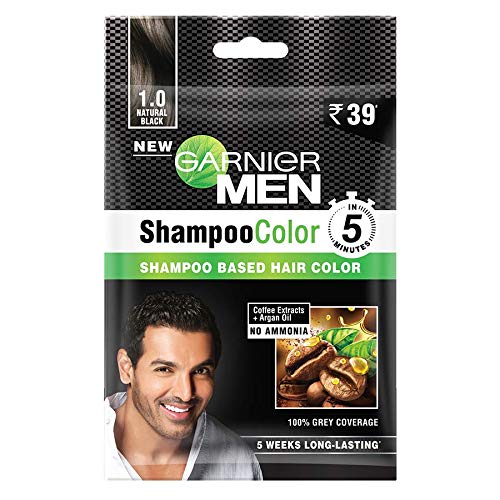 GARNIER MEN HAIR COLOUR NATURAL BLACK 10ML+10ML PKT