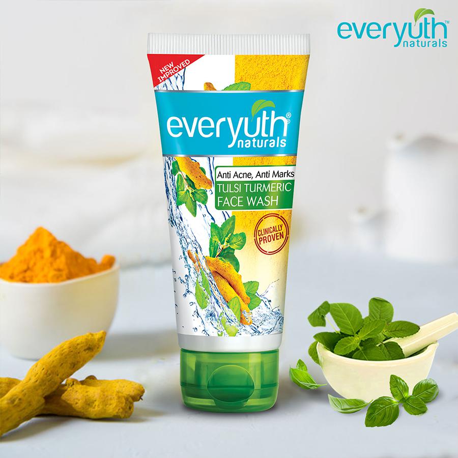 EVERYUTH FACEWASH TULSI TURMERIC 50G
