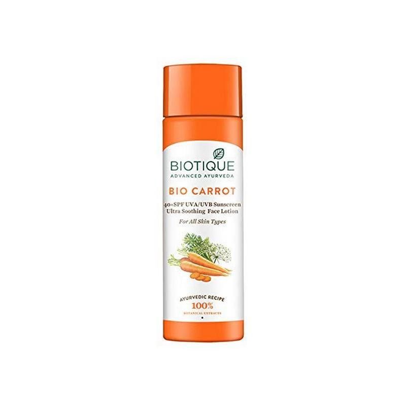 BIOTIQUE SUN SCREEN LOTION CARROT 120ML