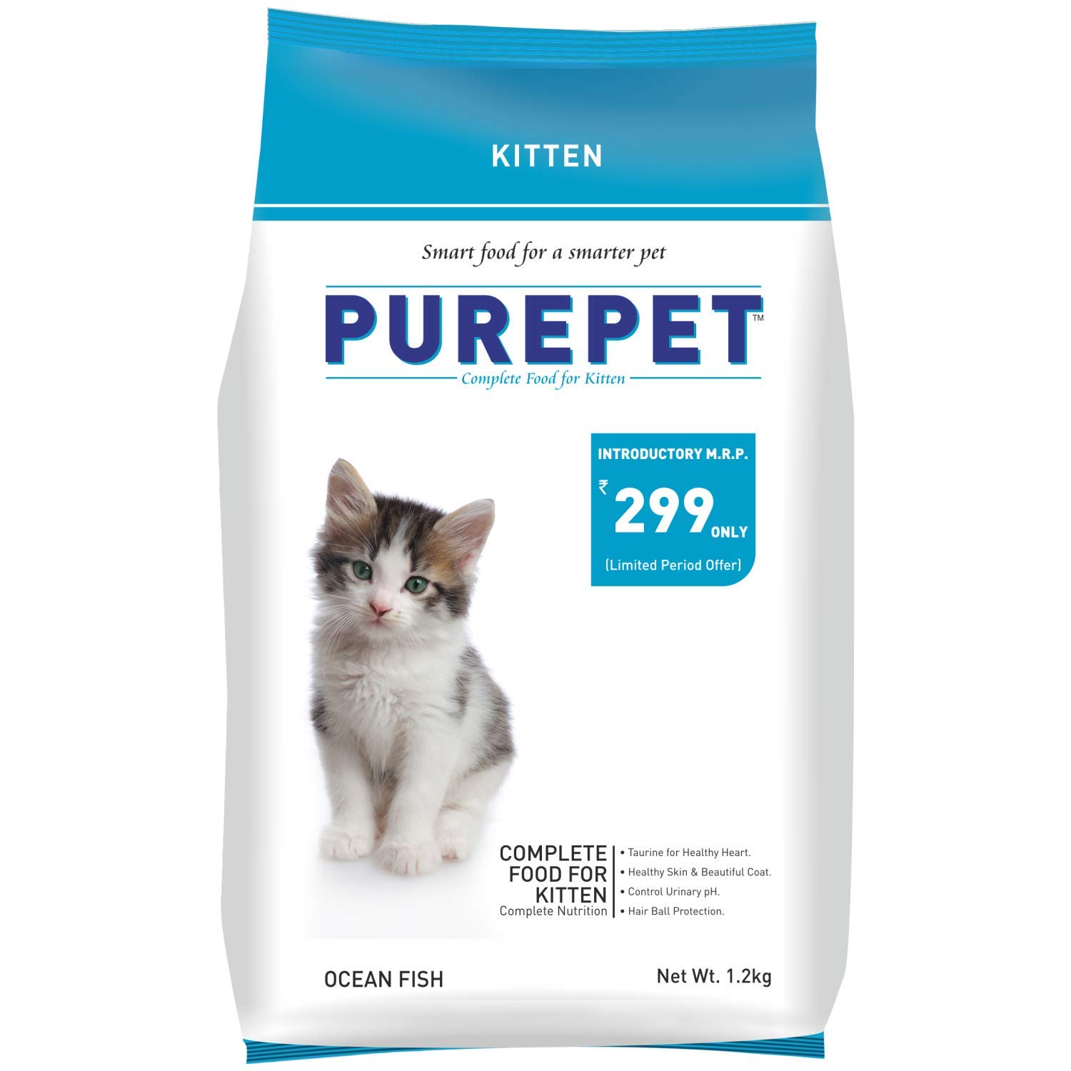 PUREPET CAT FOOD OCEAN FISH 1.2KG