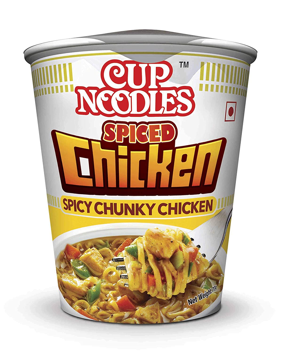 NISSIN CUP NOODLES SPICED CHICKEN 70G