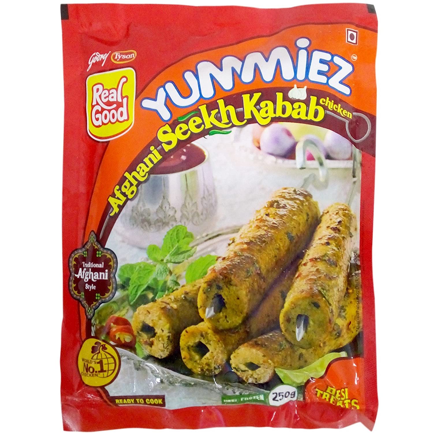 YUMMIEZ AFGGHANI SEEKH KABAB 250GM