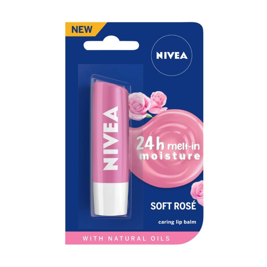NIVEA LIP BALM SOFT ROSE 4.8G
