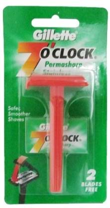 GILLETTE 7 O CLOCK PERMASHARP STAINLESS