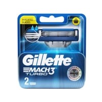 GILLETTE MACH3 TURBO 2 CATRIDGES