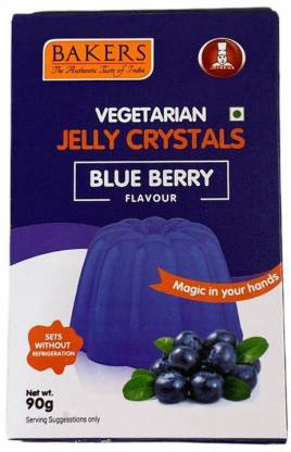 BAKERS JELLY CRYSTALS BLU BERRY 90G