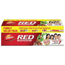 DABUR RED TOOTHPASTE 200X2+100gm=500gm