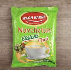 WAGH BAKRI TEA POWDER  ELAICHI 140G PACKET