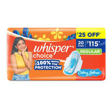 WHISPER CHOICE REGULAR 20PADS