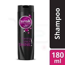 SUNSILK SHAMPOO STUNNING BLACK SHINE 180ML