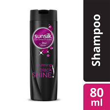 SUNSILK SHAMPOO STUNNING BLACK SHINE 80ML