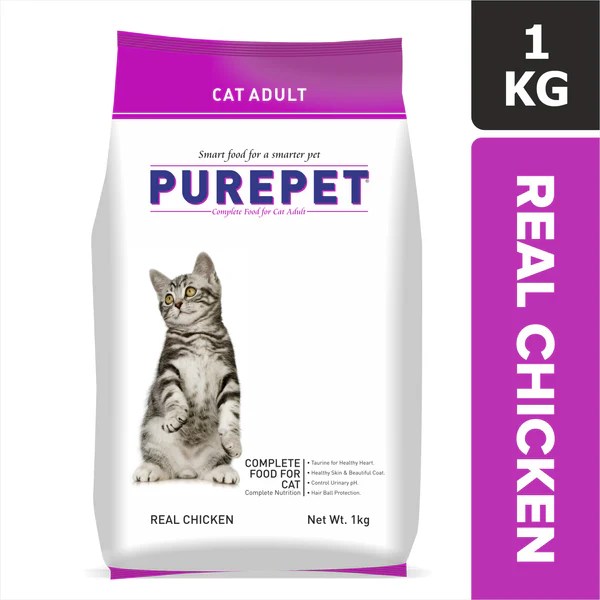 PUREPET CAT ADULT REAL CHICKEN 1KG