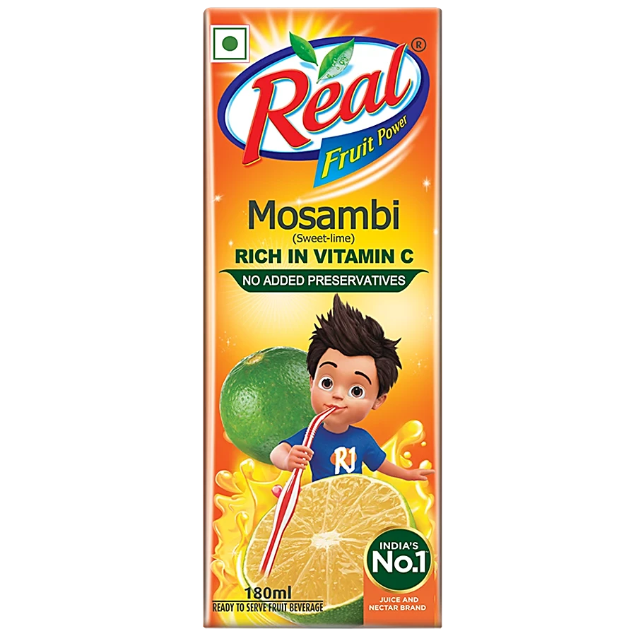 REAL MOSAMBI FRUITPOWER 180ML