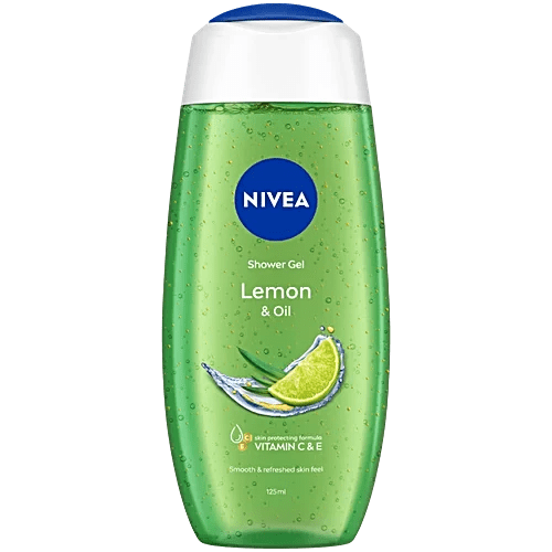 NIVEA SHOWER GEL LEMON OIL 125ML