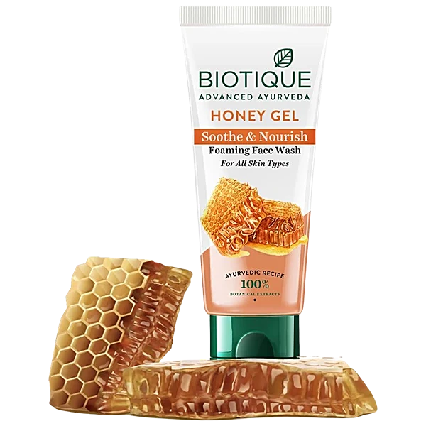 BIOTIQUE FACE WASH BIO HONEY GEL 100ML
