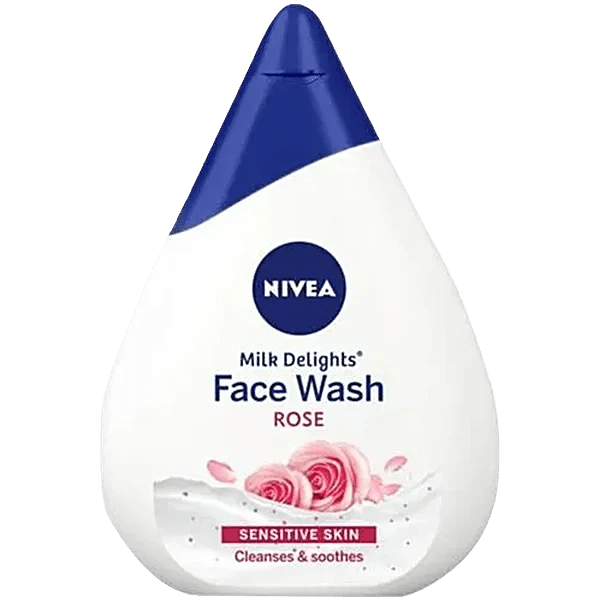 NIVEA FACE WASH MILK DELIGHT ROSE 100ML