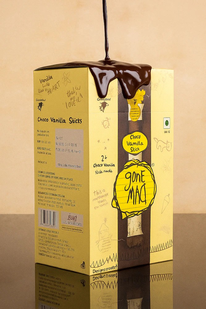 GONE MAD CHOCO VANILLA STICK 112gm (14STICK)