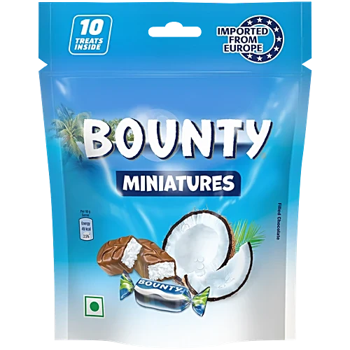 BOUNTY MINIS PACKET 100GM