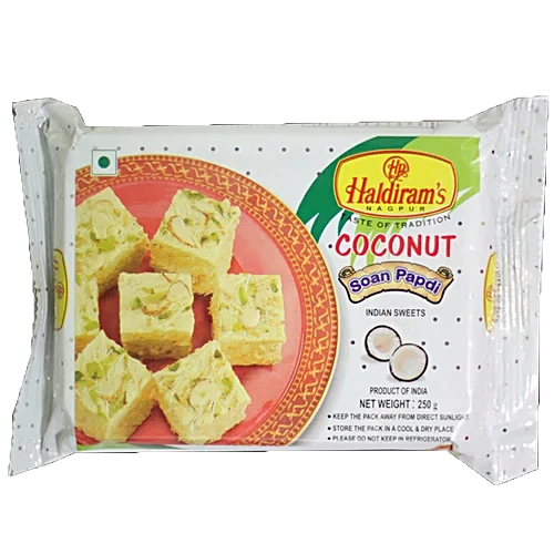 HALDIRAMS SOAN PAPDI COCONUT 250G