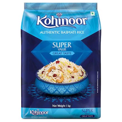 KOHINOOR SUPER BASMATI RICE 1KG