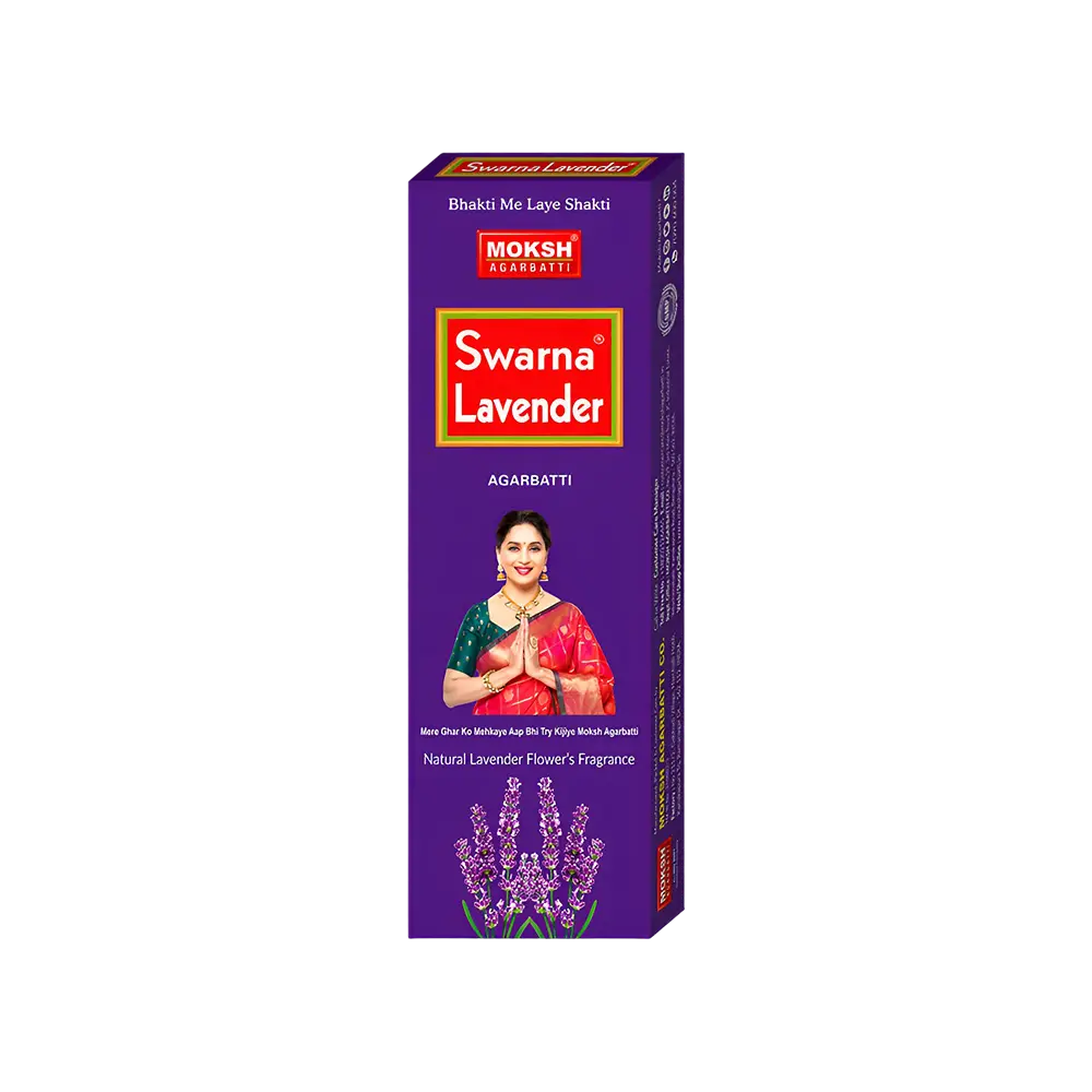 MOKSH AGARABATTI SWARNA LAVENDER 120GM