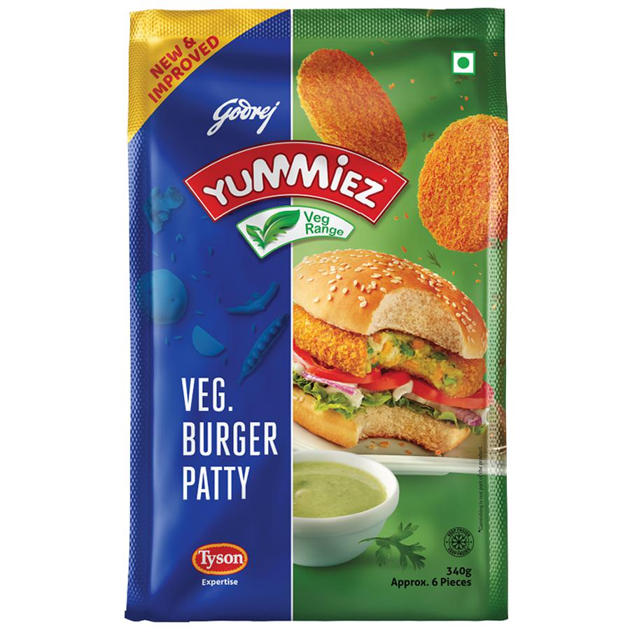 YUMMIEZ VEG BURGER PATTY 360G