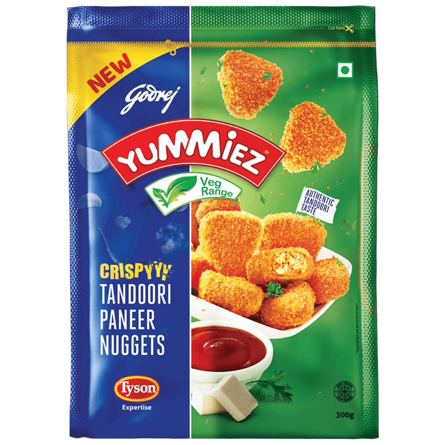 YUMMIEZ TANDOORI PANEER NUGGETS 300GM