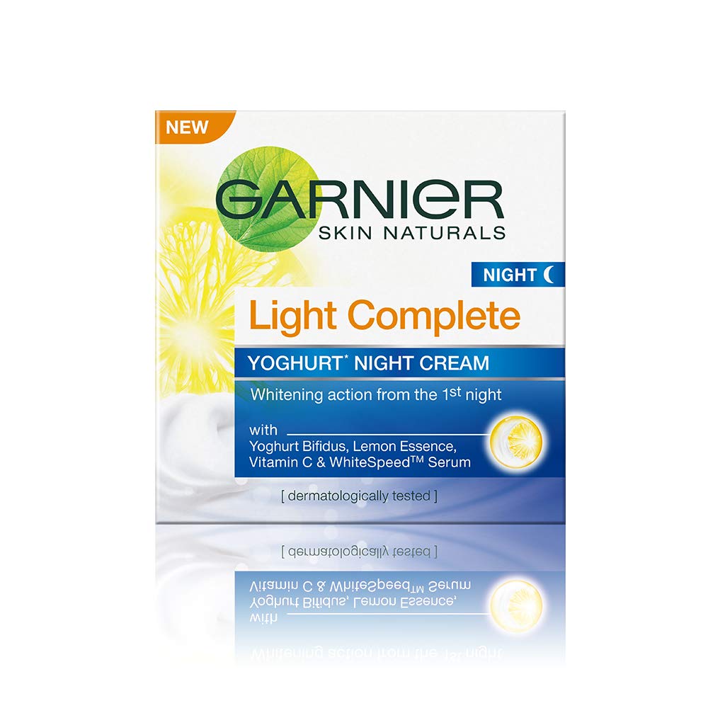 GARNIER LIGHT COMPLETE NIGHT CREAM 40G