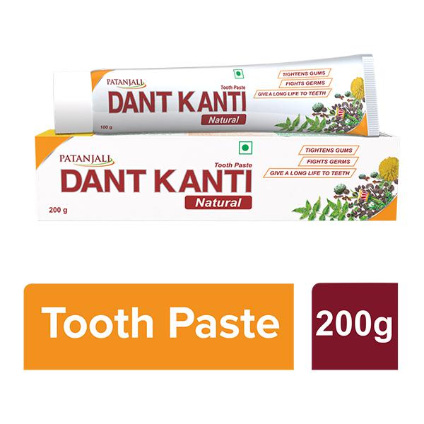 PATANJALI TOOTH PASTE NATURAL 200G
