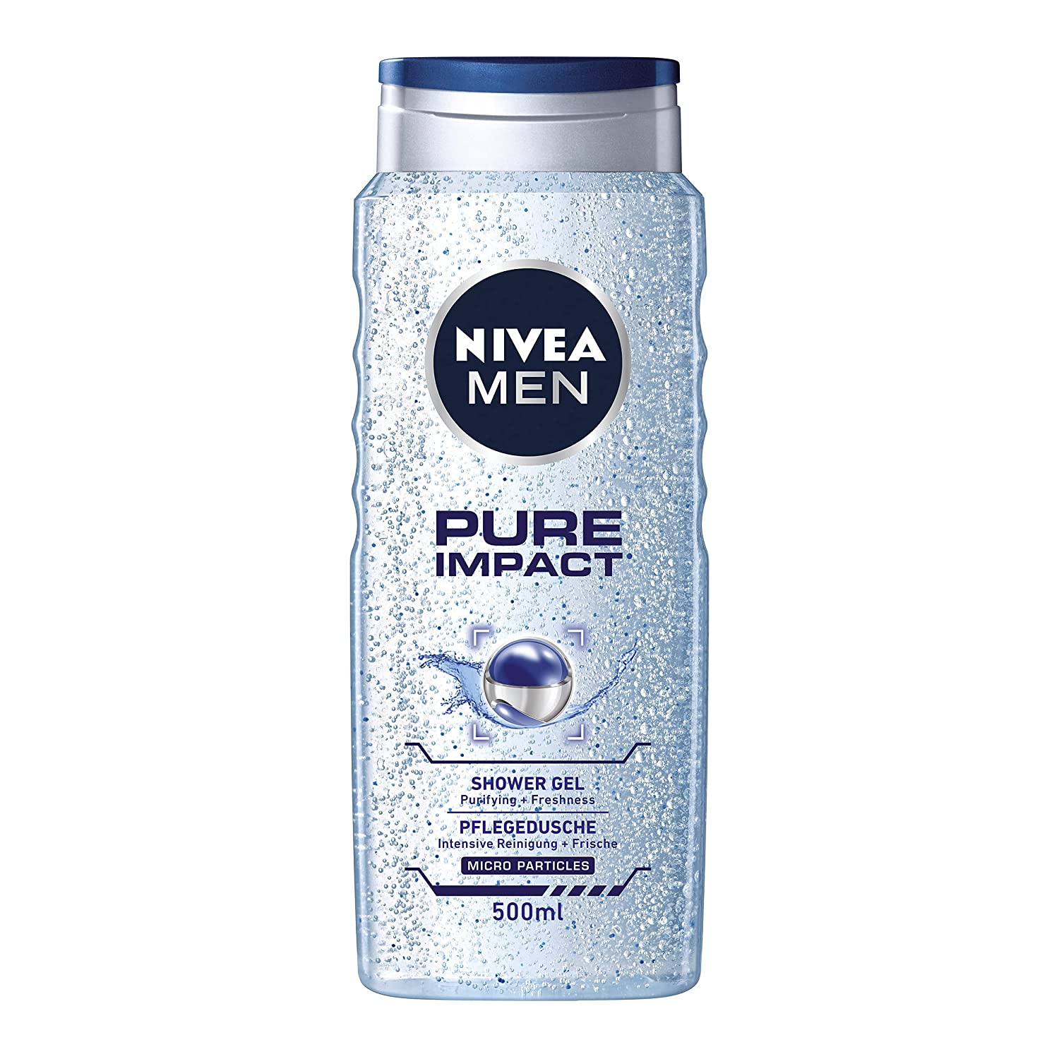 NIVEA SHOWER GEL MEN PURE IMPACT 500ML