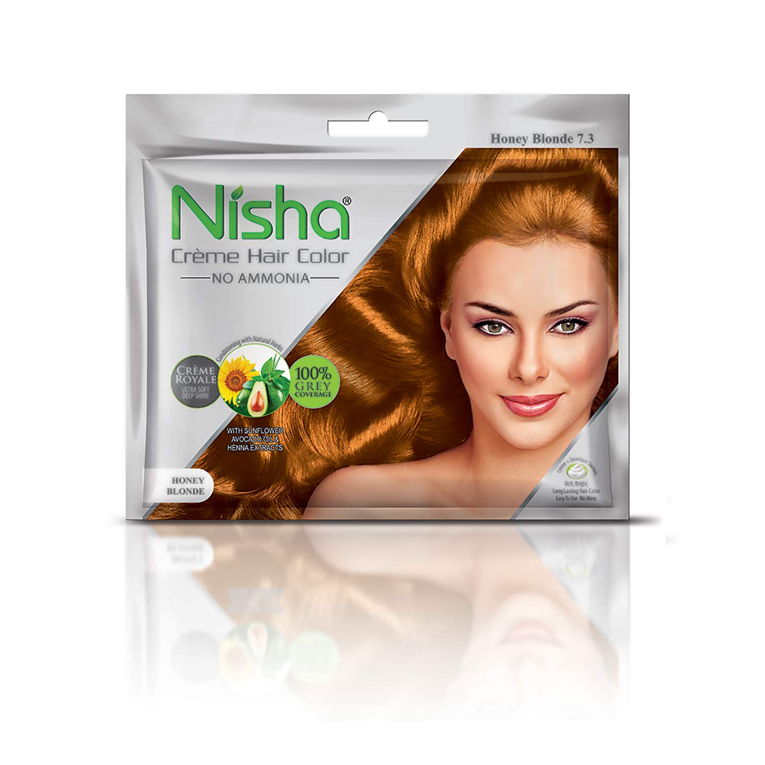 NISHA COLOR PERFECT HONEY BLONDE 20+30ML