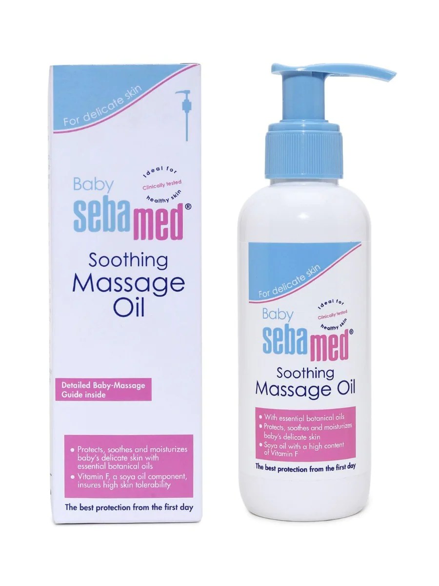 SEBA MED BABY SOOTHING MASSAGE OIL 200ML