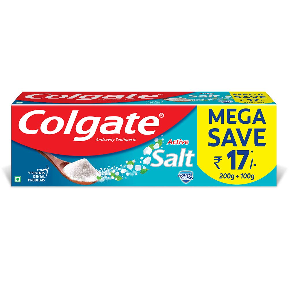 COLGATE TOOTHPASTE ACTIVE SALT 300G